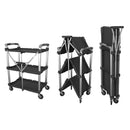 Folding Collapsible Service Cart XL, 300lb. Capacity