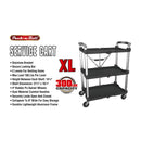 Folding Collapsible Service Cart XL, 300lb. Capacity