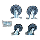 4pc Replacement caster for 300LB Folding Platform Cart